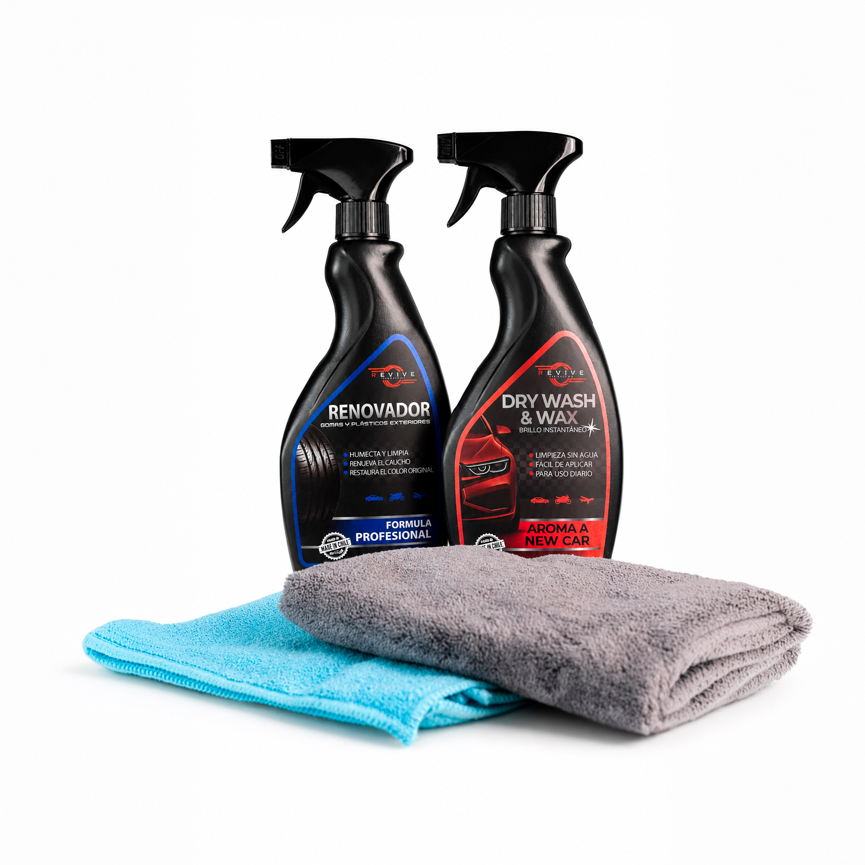 Kit Limpieza Basic - Lavado en Seco y Brillo Exterior | REVIVE
