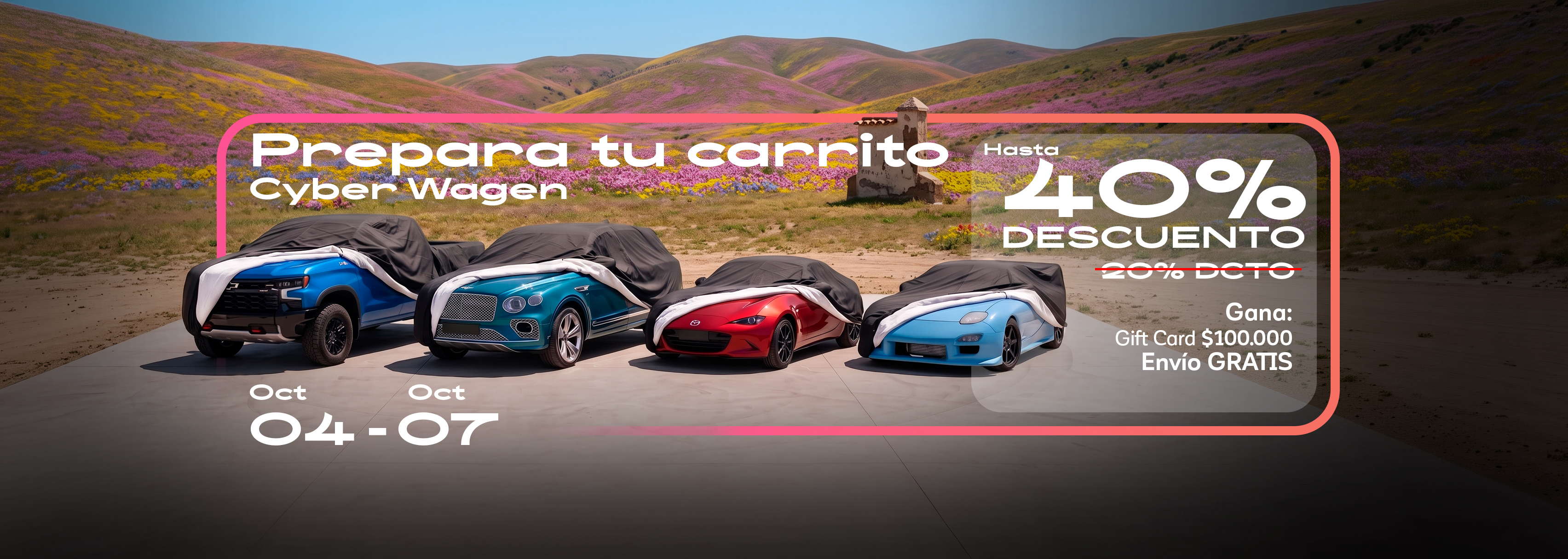 Cyber prepara tu carrito