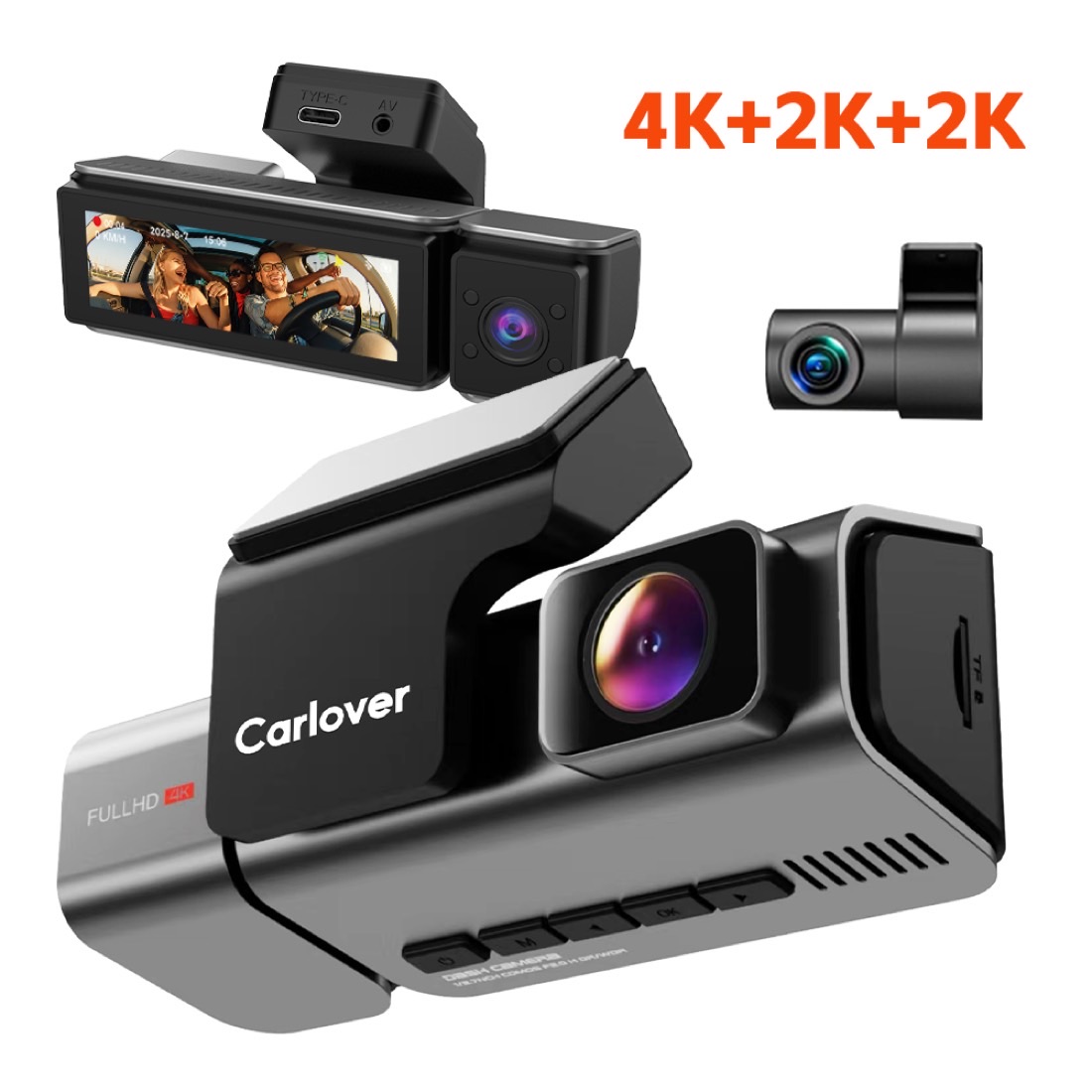 Dashcam 3 Canales 4K con GPS (S18) 3