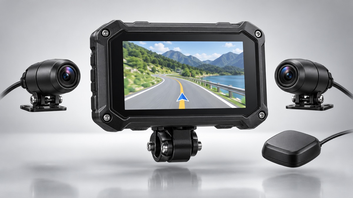 Dashcam para Moto IP67 - Frontal y Trasera 2K (X7)