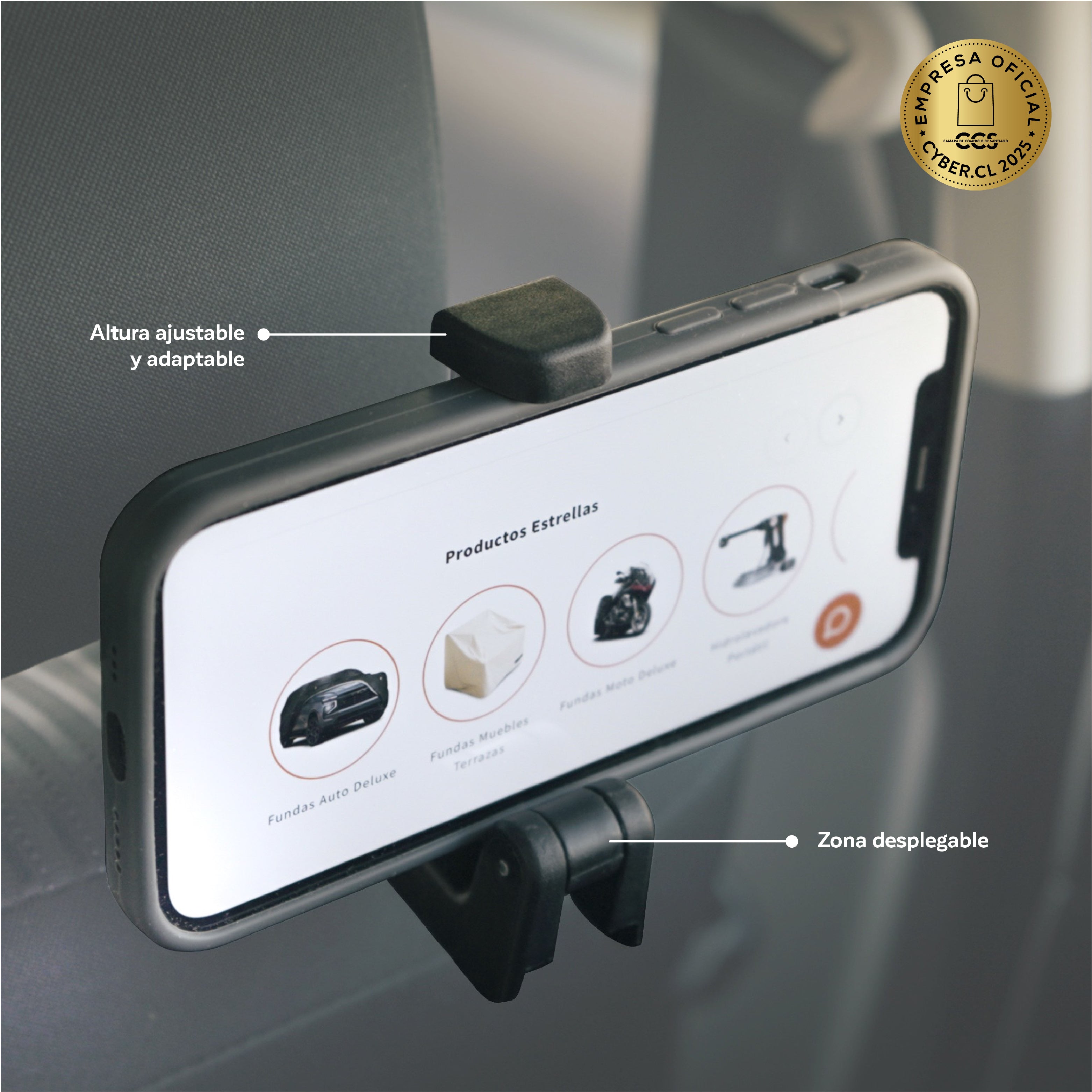 Soporte para Celular Asiento Trasero Auto 2