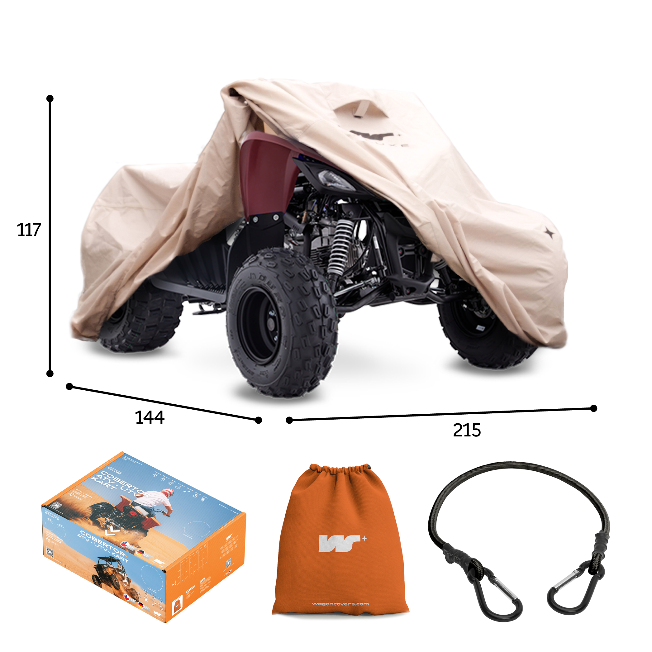 Funda para Cuatrimoto ATV Impermeable - Deluxe 2