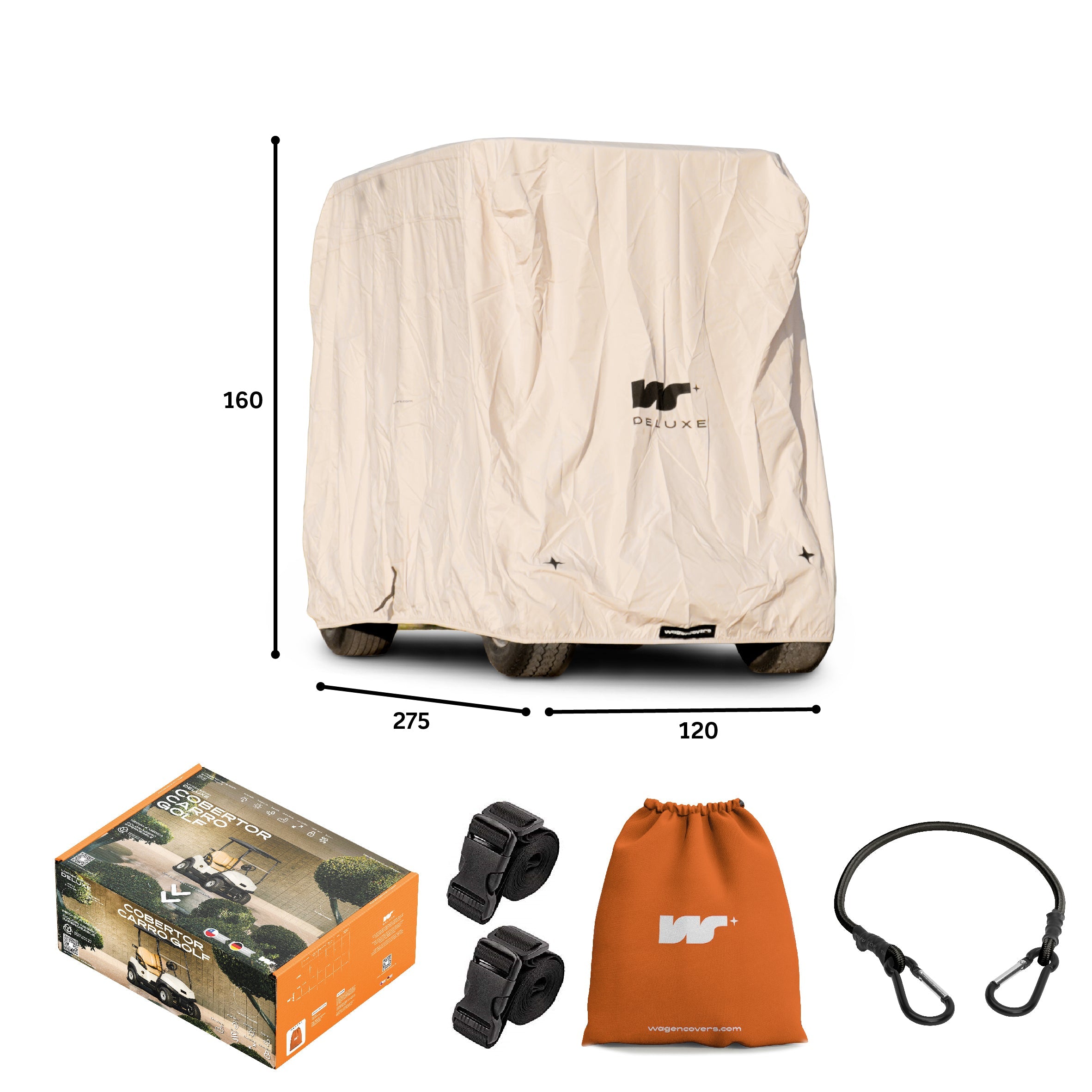 Funda para Carrito de Golf Impermeable - Deluxe 2
