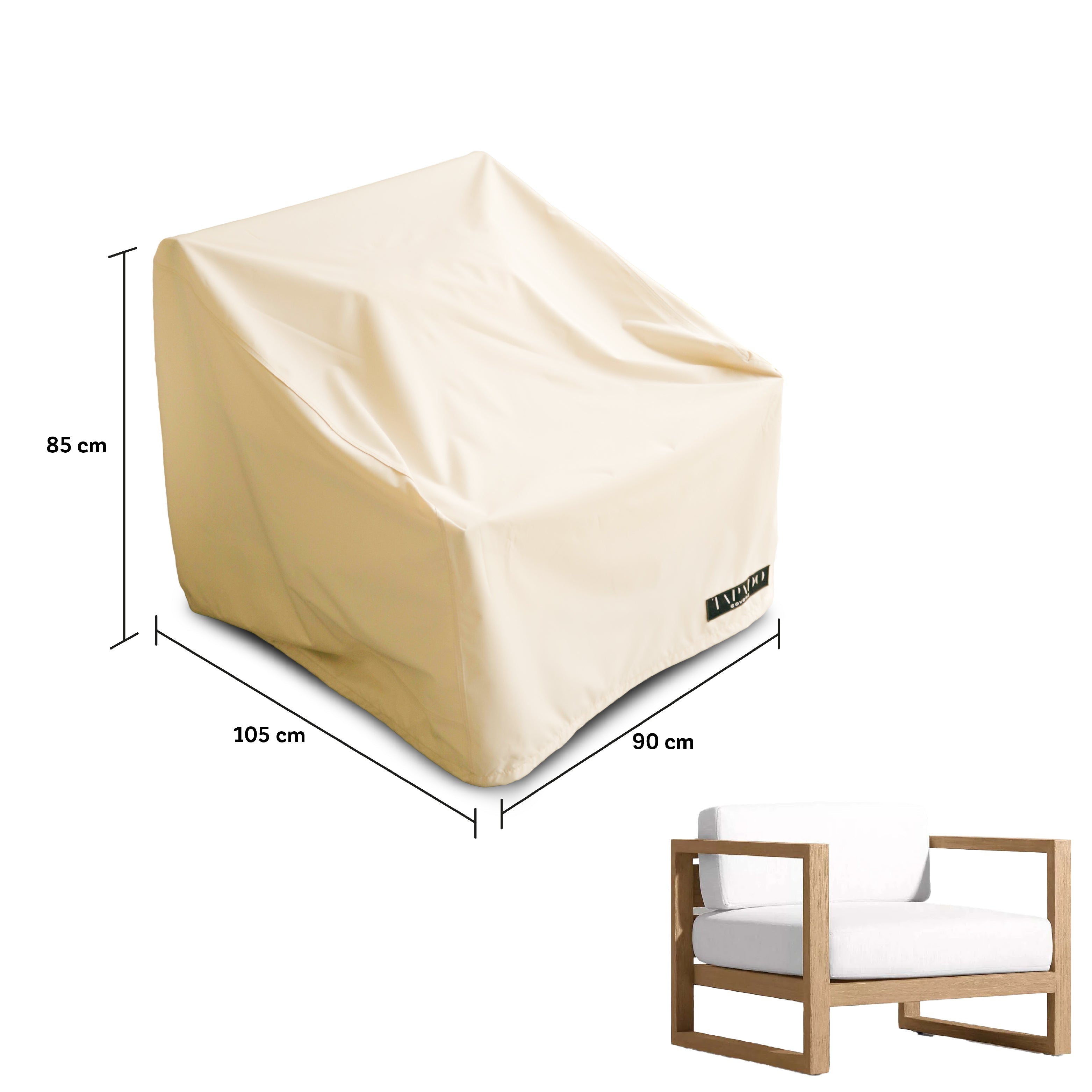 Funda para Silla y Sillón Impermeable - Protección Muebles Terraza y Jardín 8