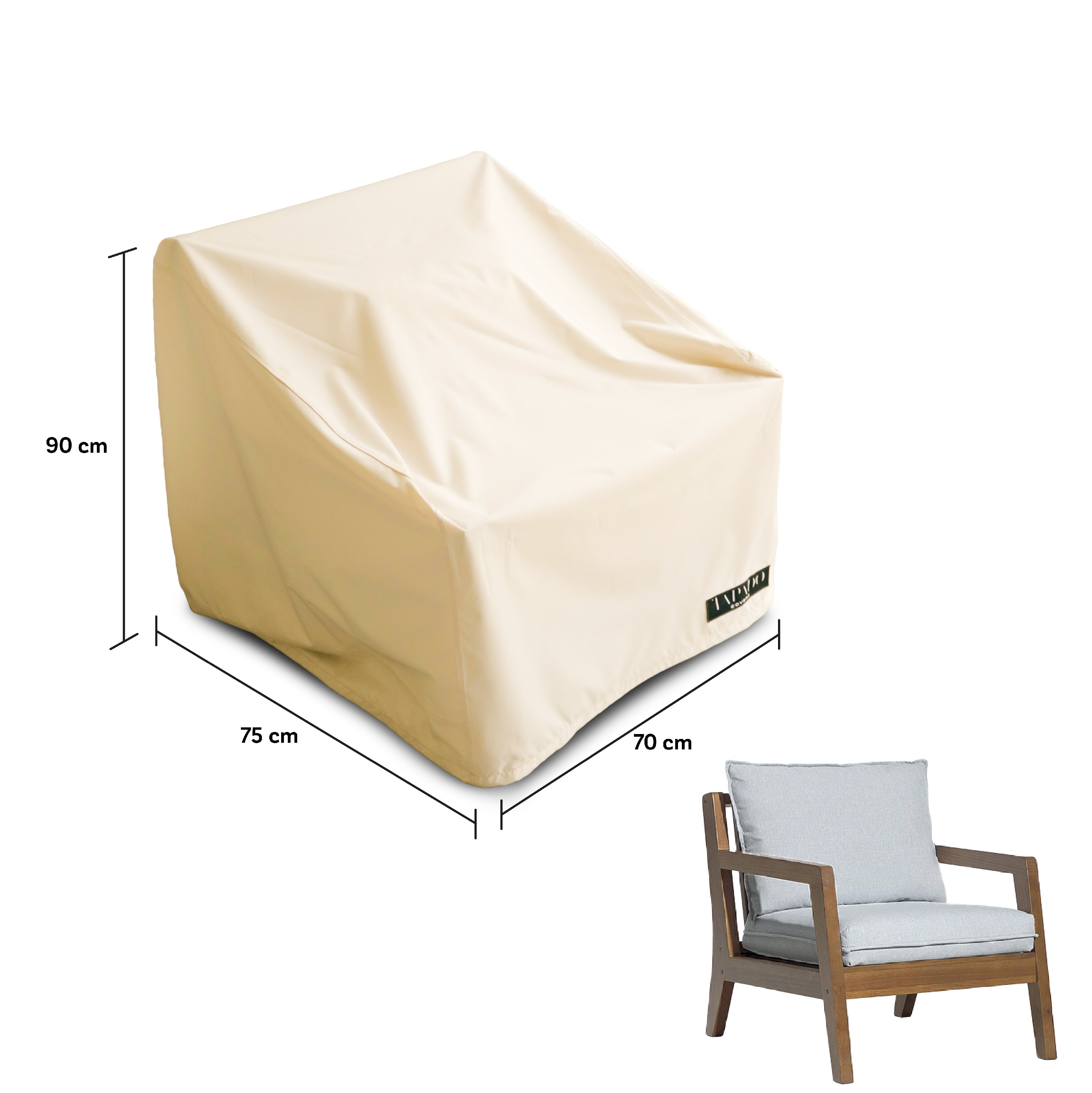 Funda para Silla y Sillón Impermeable - Protección Muebles Terraza y Jardín 6