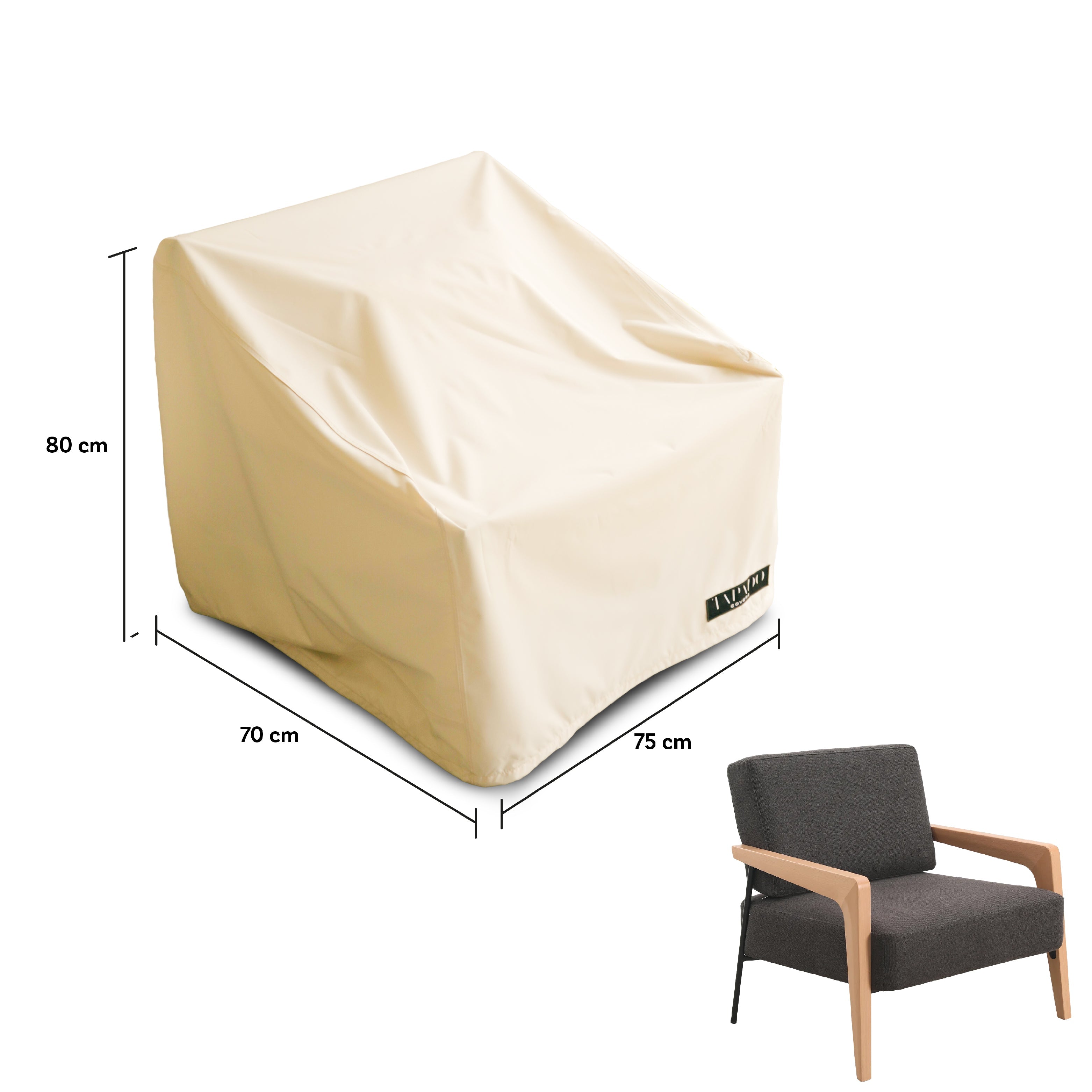 Funda para Silla y Sillón Impermeable - Protección Muebles Terraza y Jardín 8