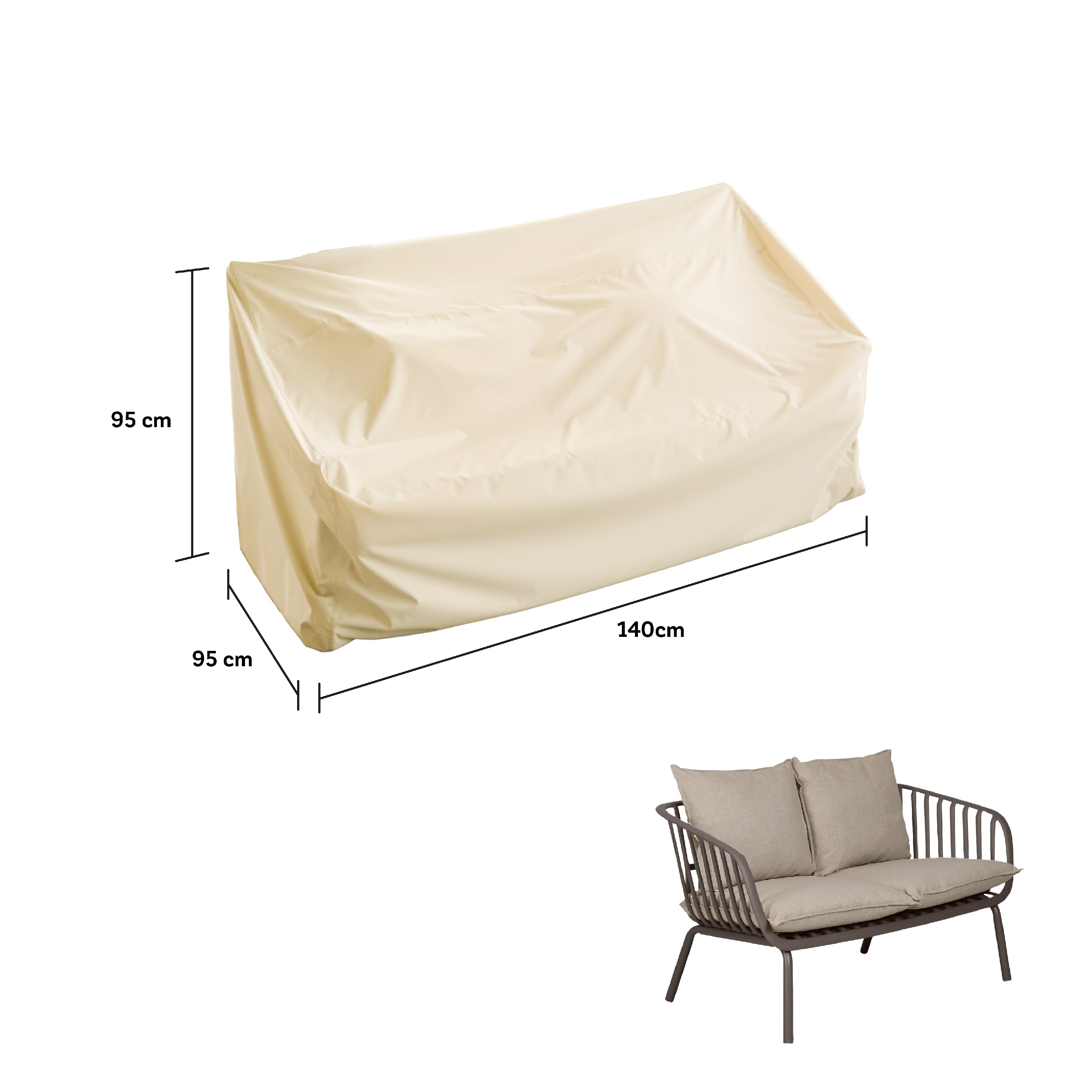 Funda Sofá Impermeable Ajustable - Protección Total Muebles Terraza Chile 6