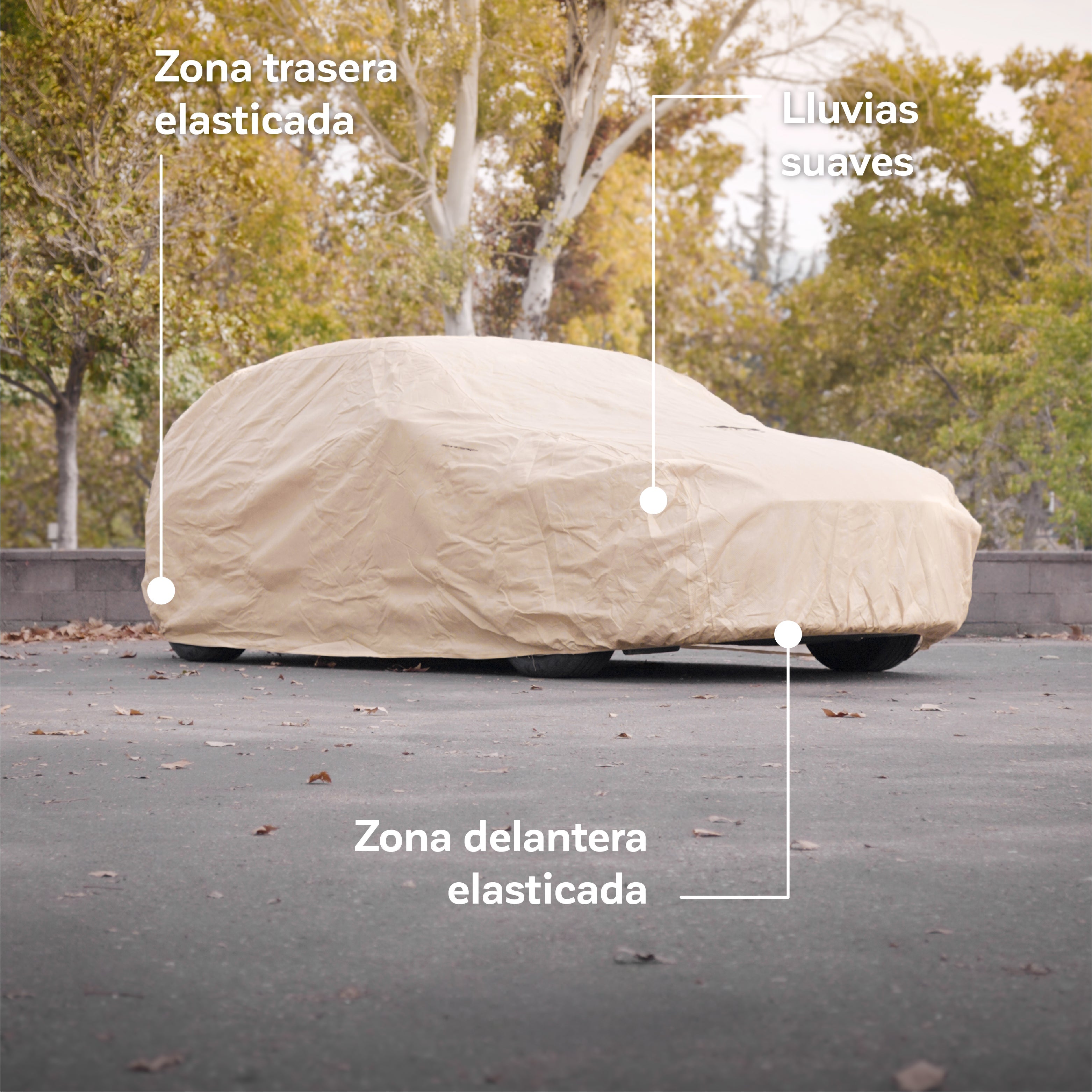 Funda Cobertor Auto Wagen Basic: Protección UV con Alta Duración 4