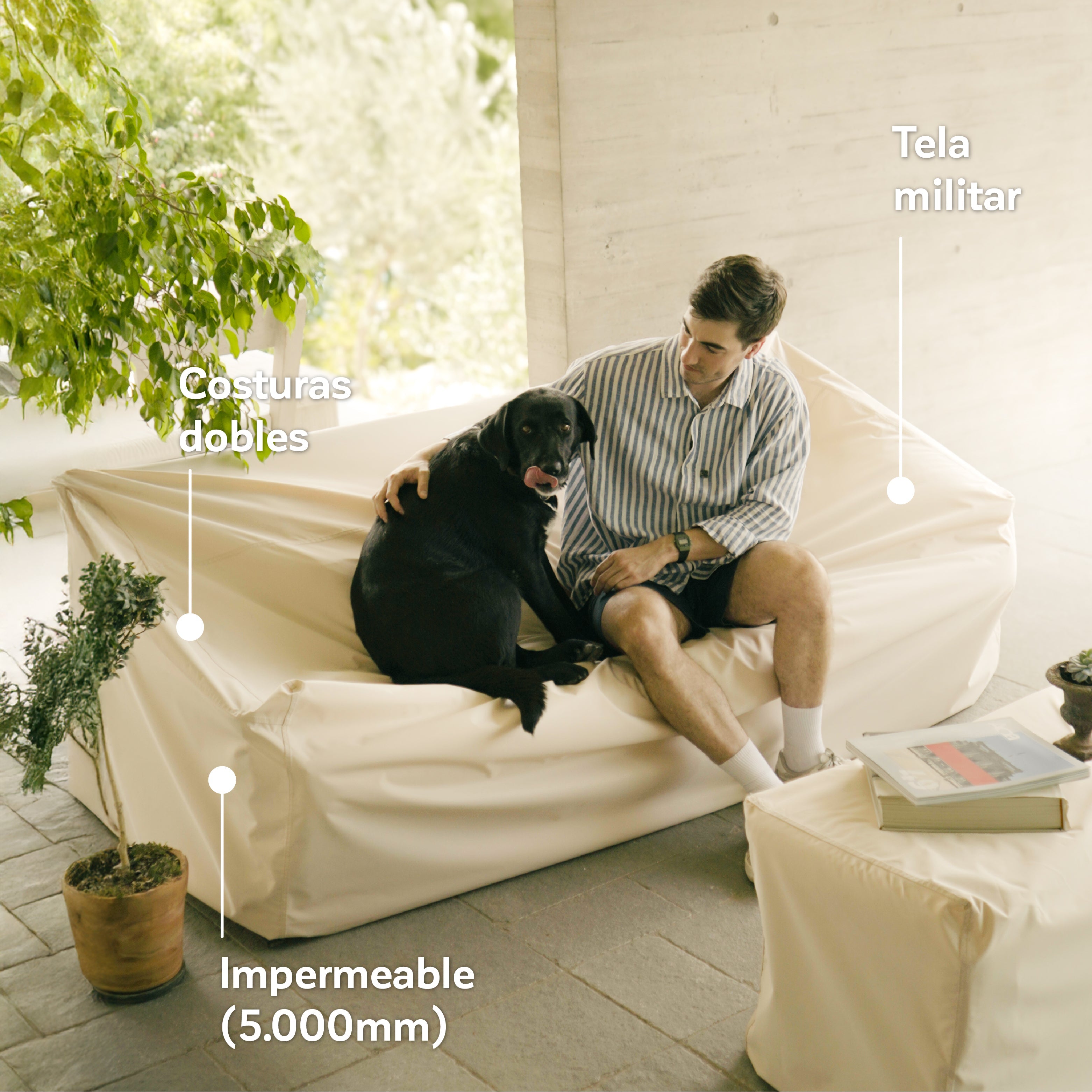 Funda para Silla y Sillón Impermeable - Protección Muebles Terraza y Jardín 5