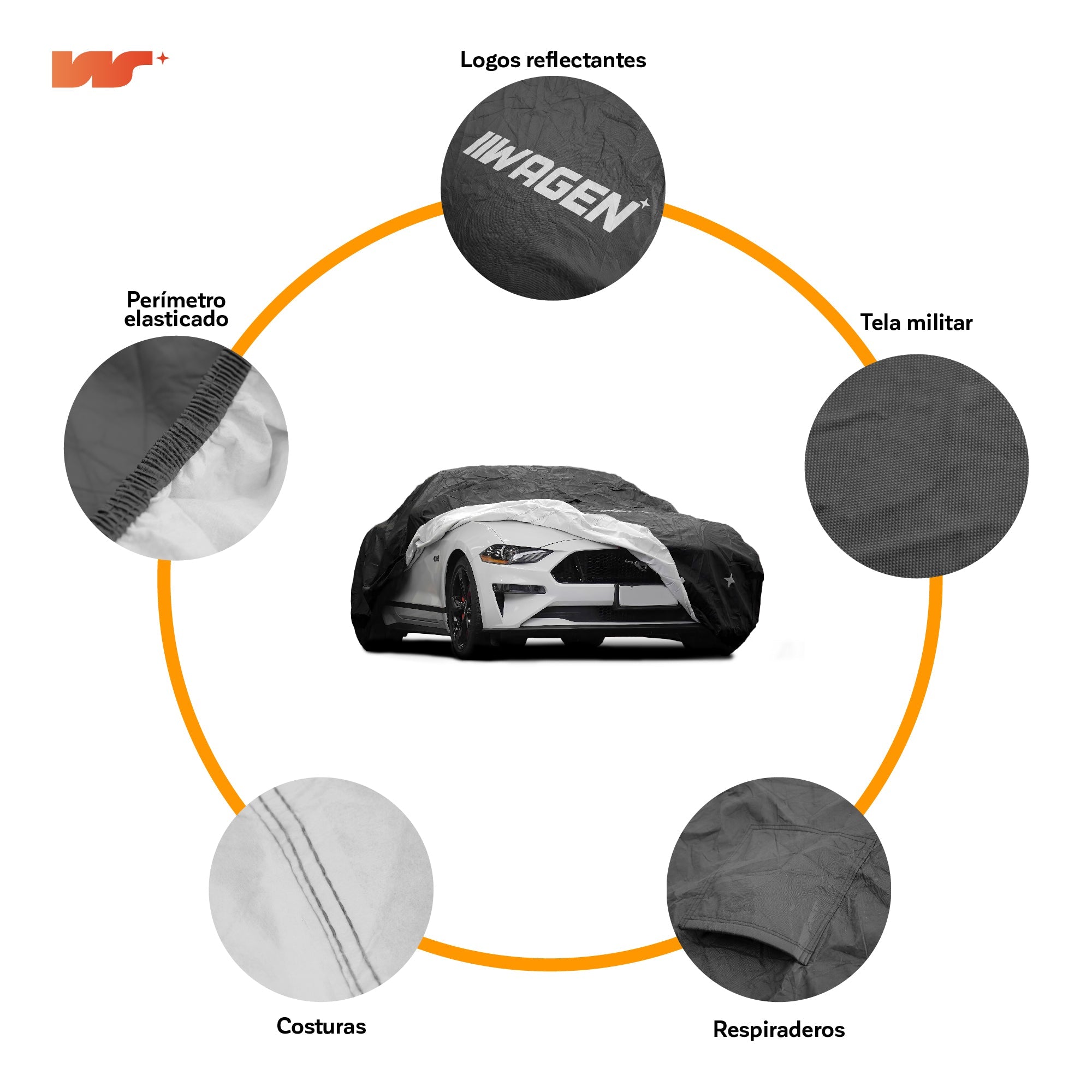 Funda Cobertor Auto Wagen Deluxe: Blindaje e Ingeniería de Protección Climática Absoluta 2