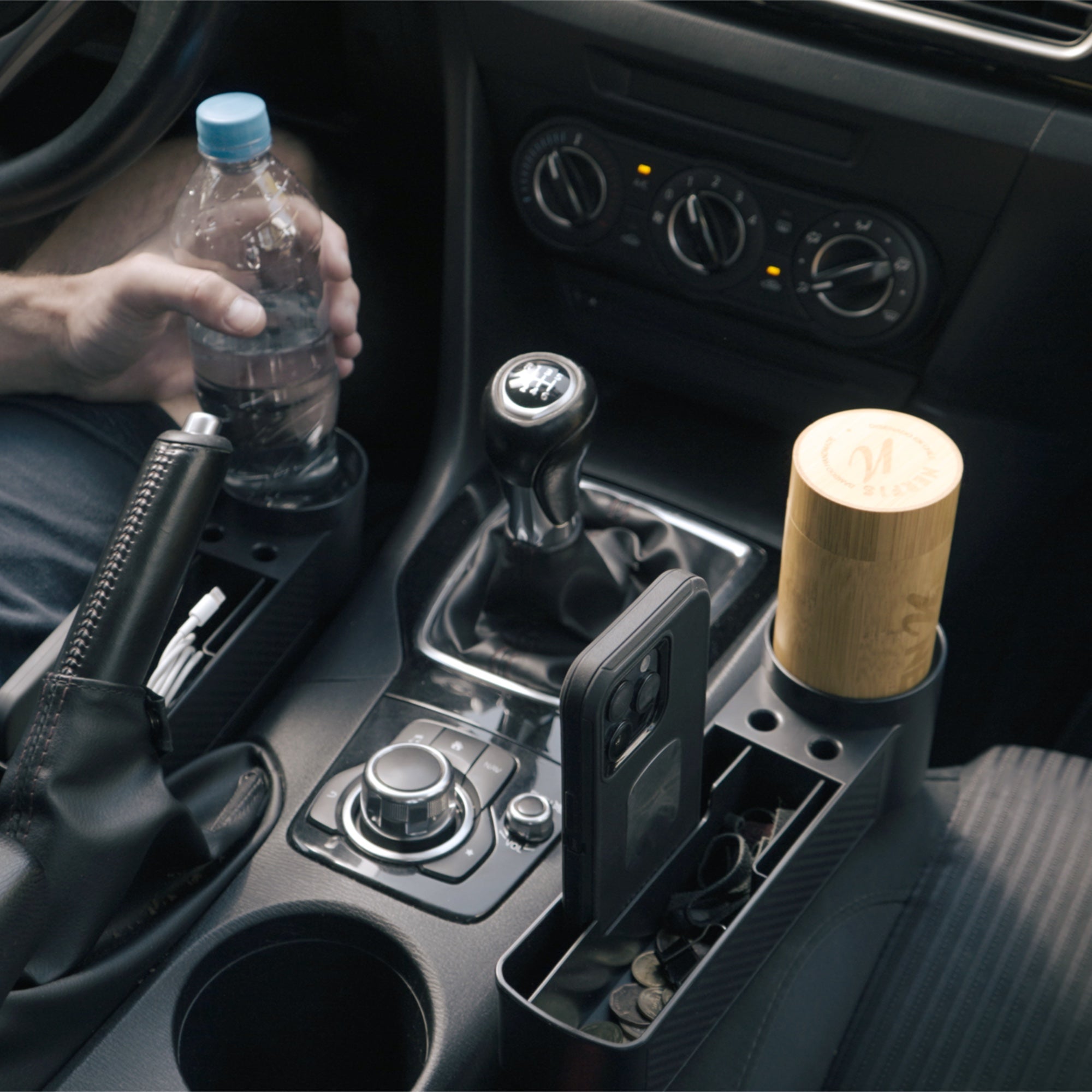 Organizador Asiento Auto Anticaídas – Relleno Hueco Universal + Porta Objetos 8