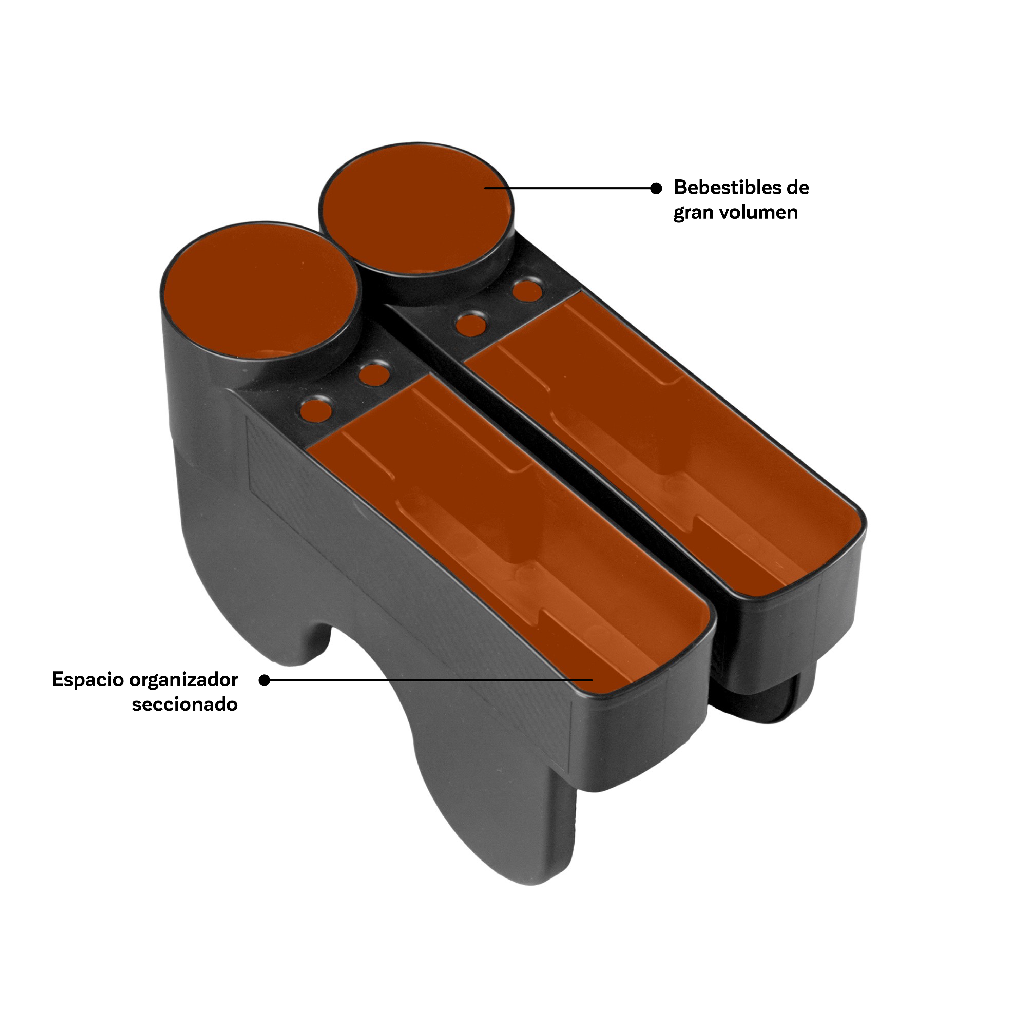 Organizador Asiento Auto Anticaídas – Relleno Hueco Universal + Porta Objetos