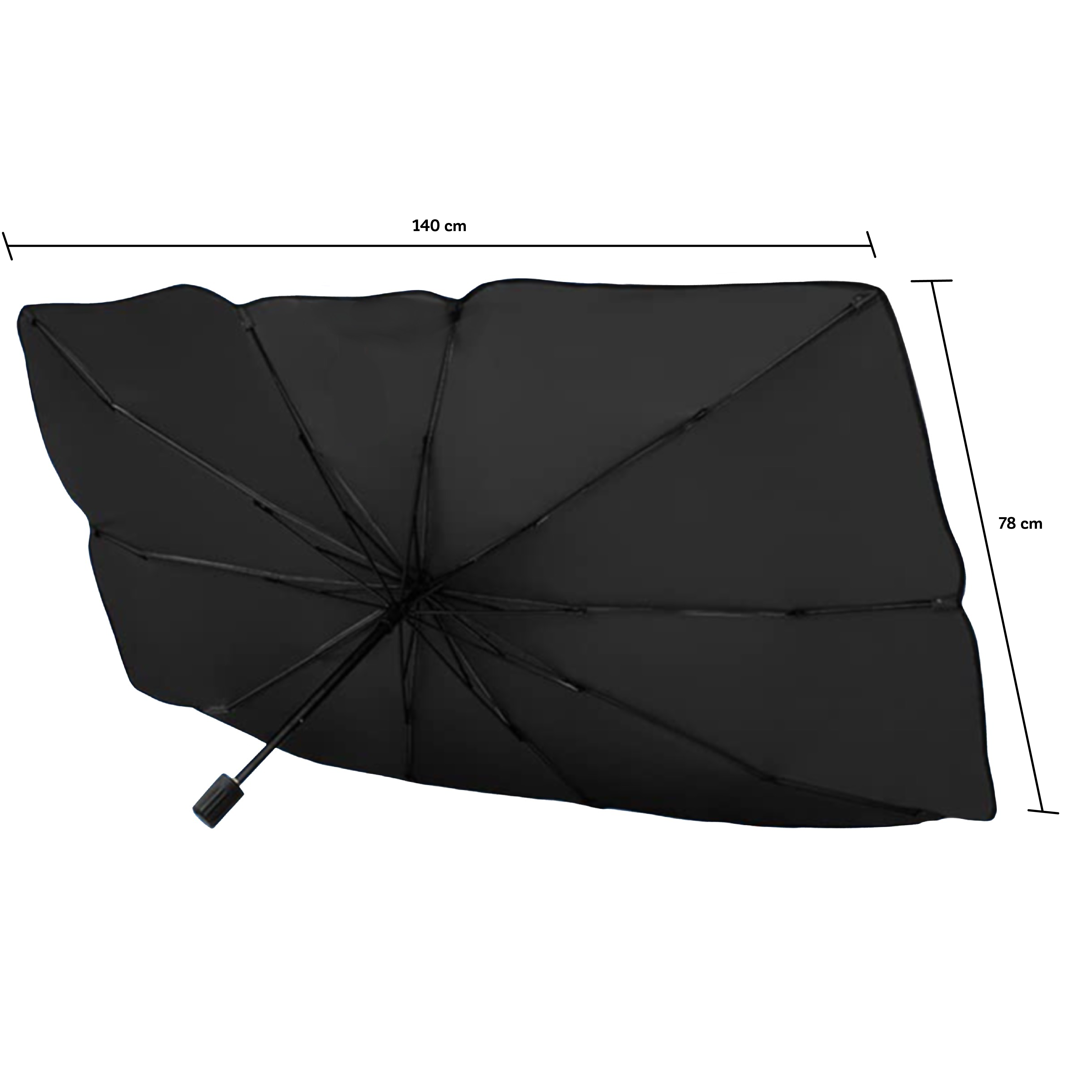 Quitasol Parasol Retráctil para Parabrisas Auto 2