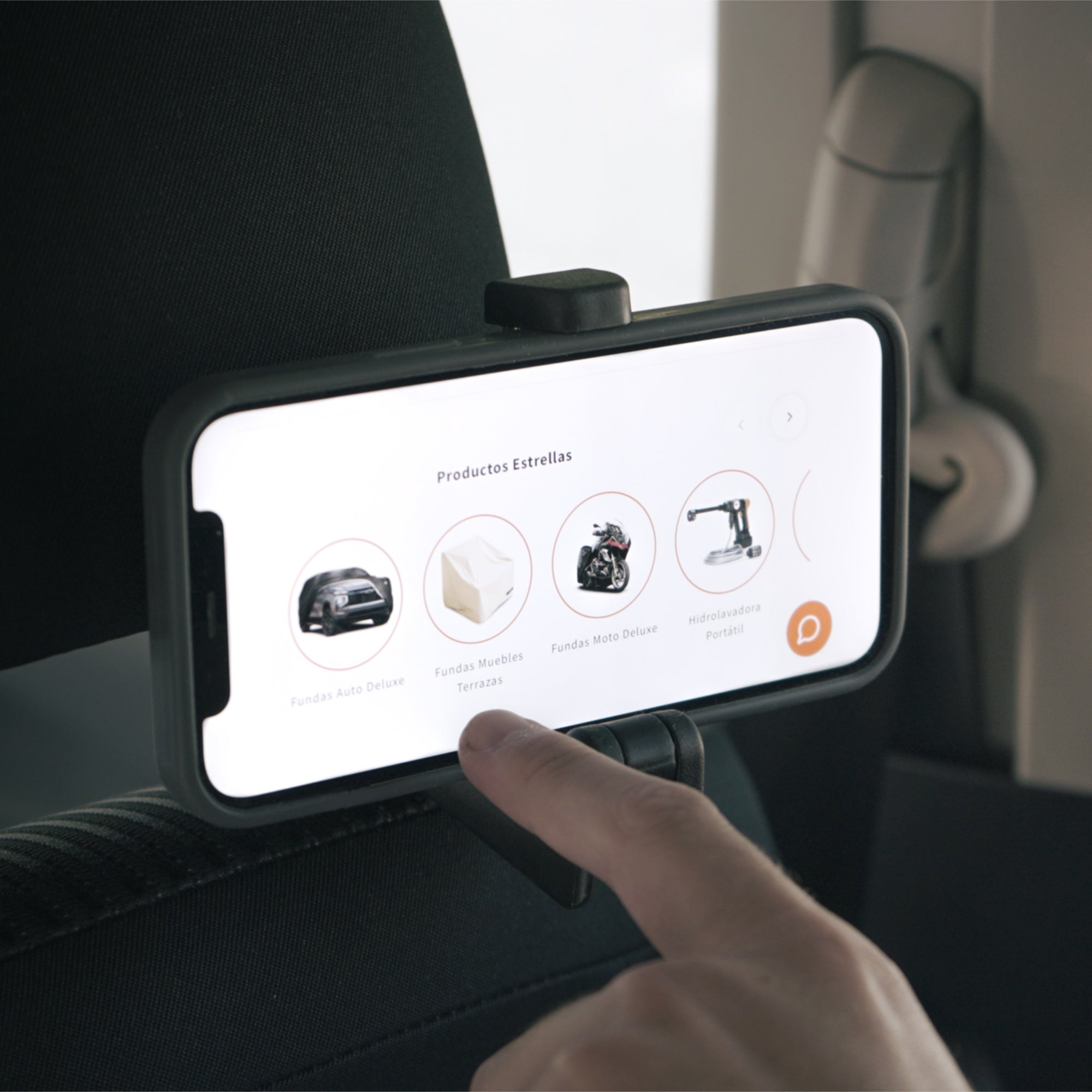 Soporte para Celular Asiento Trasero Auto 6